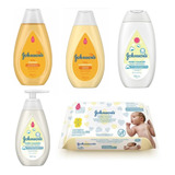 Kit Johnsons Baby Recém nascido Sham cond hidra sab lenço