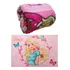 Kit Jolitex Manta Barbie Rosa E Tapete Borboleta 100x70cm