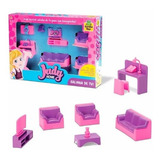 Kit Judy Home Sala Cozinha Quarto Brinquedo Casinha Infantil