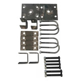 Kit Jumelo Suspensão Grampo M12 Feixe Carretinha Reboque Baú
