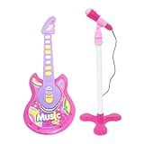 Kit Karaoke Infantil Guitarra E Microfone