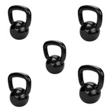 Kit Kettlebell 4 Kg 6 Kg 8 Kg 10 Kg 12 Kg Emborrachados