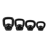 Kit Kettlebell Emborrachado 4 6 8 10 Kg Academia Musculação