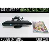 Kit Kinect Xbox360 Slim super Slim Jogo Original Xd1