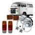 Kit Kombi Farol + Pisca + Aro + Lâmpada + Lente Traseira Vw