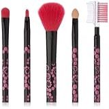 Kit Kp5 35 Com 5 Pincéis Para Maquiagem Bolinha Rosa Macrilan