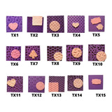 Kit Ktx2 Com 5 Marcadores Textura Pasta Americana Biscuit