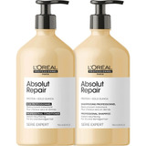 Kit L oréal Absolut Repair Gold Quinoa Shampoo 750 Ml E Condicionador 750 Ml