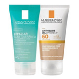 Kit La Roche posay Anth prot Sol Fps60 Cla E Gel De Limp
