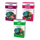 Kit Labcon Bacter Ictio Aqualife Tratamento Doenças Aquario
