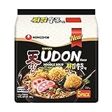 Kit Lamen Coreano Udon Tempura Noodle Soup Nongshim 118g 5 Pacotes