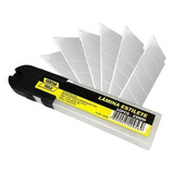 Kit Lâmina Aço Para Estilete 25mm Refil Com 10 Peças Fertak