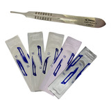 Kit Lamina Bisturi 10 Números 20 Unid E Cabo 3 E 4 Thimon