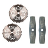 Kit Lâmina Faca 2p E Circular 40d Roçadeiras Stihl Fs160 220