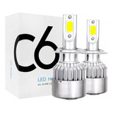 Kit Lâmpada Led Carro C6 H4