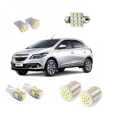 Kit Lâmpada Led Onix Luz Pingo Teto Placa Ré Torpedo