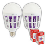 Kit Lâmpada Mata Mosquito Led Armadilha Pernilongo Repelente
