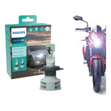 Kit Lâmpada Moto Philips Ultinon Led H4 H1 6200k