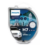 Kit Lâmpada Philips Crystal Vision Ultra H7 55w 12v 4300
