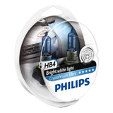 Kit Lâmpada Philips Crystal Vision Ultra Hb4 Luz Branca