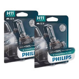 Kit Lampada Philips Xtreme Vision H11 55w 12v Original
