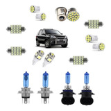 Kit Lampada Super Branca Farol / Milha + Led's Ford Ecosport