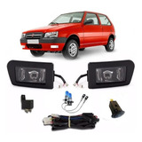 Kit Lampada Super Branca Tipo Xênon Farol Milha Uno 2005