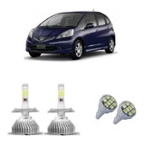 Kit Lampada Super Led Farol Farolete Pingo Honda Fit 04 17