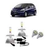 Kit Lampada Super Led Farol Farolete Pingo Honda Fit 04 17