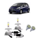Kit Lampada Super Led Farol Farolete Pingo Honda Fit 04 17