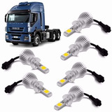 Kit Lampada Super Led Iveco Stralis 460 Farol E Milha 6000k