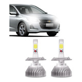 Kit Lâmpada Xenon Super Led Onix H4 Alta E Baixa 6000k Par