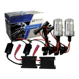 Kit Lâmpadas Farol Xênon H4 3 Bi xenon 8000k 12v 35w
