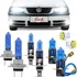 Kit Lâmpadas Gol Parati Saveiro G3 99 2000 2001 2002 2003 2004 2005 Mascara Negra Super Brancas Farol H7 H1 Milha H3