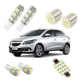Kit Lampadas Led Onix Chevrolet Pingo Teto Placa Ré Torpedo
