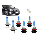 Kit Lampadas Super Branca Fusion 10 A 13 8500k Efeito Xenon