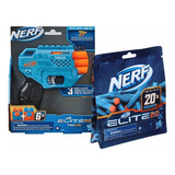 Kit Lançador Nerf Trio Elite Com Refil De 20 Dardos