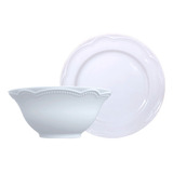 Kit Lanche 12pçs Bowl Sobremesa Cottage Porcelana Germer