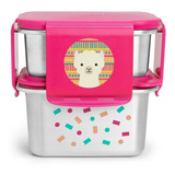 Kit Lanche Aço Inox com 2 Potes Zoo Lhama Skip Hop 
