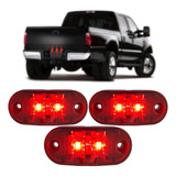 Kit Lanterna 3 Marias Sinalização Placa Camionete Pick Up