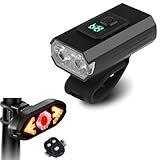Kit Lanterna Bike Farol E Sinalizador Traseiro Com Seta Direcional Recarregável USB Luz De Bicicleta LED Potente Pisca Alerta Acessórios Bicicleta Ciclismo