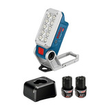 Kit Lanterna Bosch Sem Fio Gli 12v 330 Com 2 Baterias E Carr