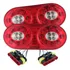 Kit Lanterna Carreta Randon Led Com Chicotes Para Caminhão