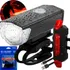 Kit Lanterna E Farol Monster Bike Luz C led Ultra Forte 3 Modos Iluminação Recarregável A Prova D água Kaizu