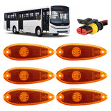 Kit Lanterna Lateral Ônibus E Micro Onibus Led 24 Vts