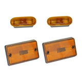 Kit Lanterna Lateral Vw 23220 23250 26260 26310 Amarela