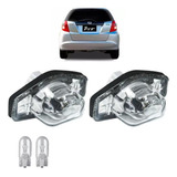 Kit Lanterna Luz Placa Honda Fit Com Lâmpada E Soquete