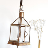 Kit Lanterna Marroquina Decorativa Vela Suporte De Ferro