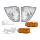 Kit Lanterna Pisca Seta Sprinter 310 312 Acrilica 4 Peças