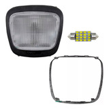 Kit Lanterna Preta Teto Moldura Lampada Gol Sav Par G2 G3 G4
